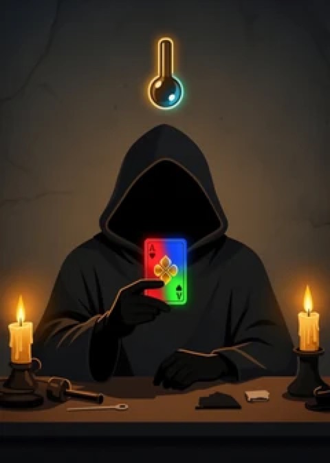 The Magician — a cursed tarot card